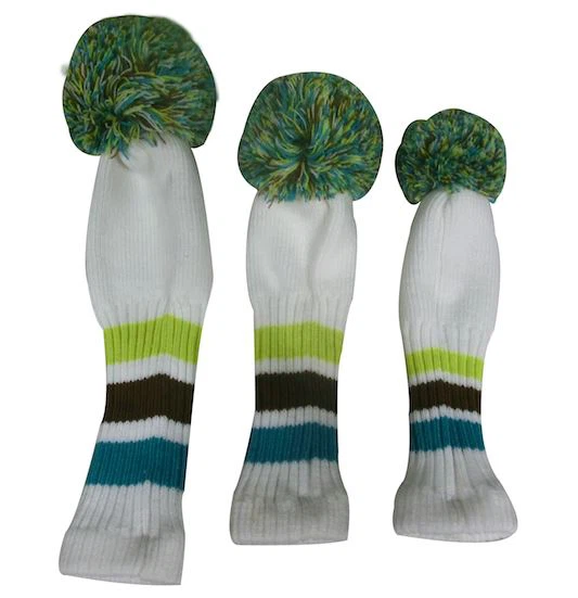 Polyester Pom Pom Headcover Polyester Pom Pom Headcover